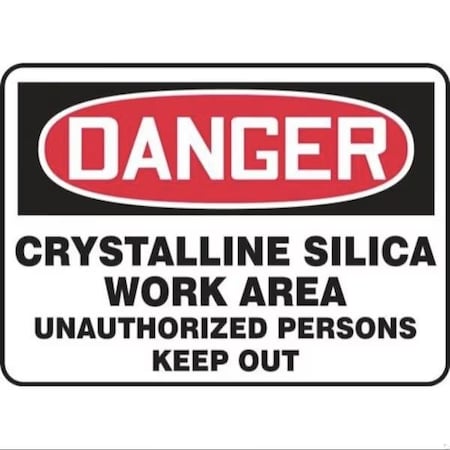 Accuform OSHA DANGER SAFETY SIGN CRYSTALLINE MCHG143XP MCHG143XP